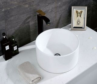 Раковина-чаша CeramaLux 9011 белая 40.5 см